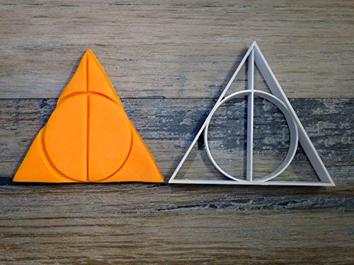 ELACE - Cookie Cutter - Triangle Deathly Hallows - Harry Pottter POP - Pastry, shortbread, biscuit, sugar paste, modelling clay-Cake decoration-Homemade-France ELACE3D