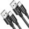 2M 2Pack Samsung Charger Cable Fast Charge, Type C Charging Lead for Samsung Galaxy S24 S23 S22 S21 S20 FE, A55 A53 A54 A52s A03s A04s A12 A13 A14 A15 A23 A34 A33