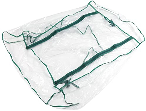 Jenngaoo Mini Wachstumszelt, tragbares PVC Pflanzengewächshaus kleine Kunststoff Pflanzengewächshäuser für Gartenbepflanzung im Freien und im Innenbereich (ohne Eisengestell)