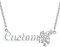 FindChic Collana Donna con Nome personalizzato Fiore di Ciliegio in Acciaio inossidabile Collana Donna Acciaio Collana Donna con Fiore Regalo di compleanno Natale Capodanno