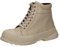CAPRICE Damen Stiefeletten zum Schnüren Climotion aus Leder Plateau Weite G, Beige (Ecru Nappa), 39 EU