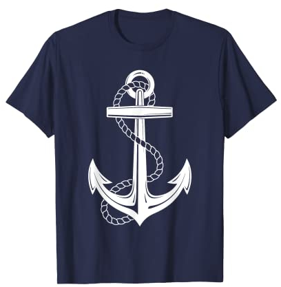 Matrosenkostüm Anker Matrose Kostüm Herren Damen Kinder T-Shirt