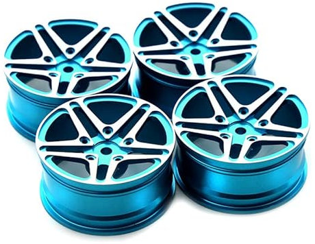 Integy RC Modell Dual 5 Speichen Alufelgen-Set (4) entworfen für 1/10 Onroad Touring W=26mm