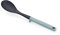 Joseph Joseph Duo Solid Spoon with integrated tool rest, Hygienic Cooking Kitchen Utensil for use with non-stick cookware, Opal