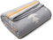 ACUSHLA Überwurf aus Merinowolle, weich, warm, dick, waschbar, für Bett, Couch, Outdoor, Camping, Reisen, Auto, Überwurf, alle Jahreszeiten, Marokkograu, 160 x 129,5 cm