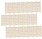Toyvian 24st Mini-holzleiter Mini-trittleiter Hochzeit Zubehör Dekoration Für Weihnachtsfeiern Miniatur-leiterfiguren Miniaturleiter Miniatur-trittleiter Ornament Hölzern Blumentopf Möbel