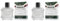 Proraso After Shave Balsam, 100 ml, erfrischendes Aftershave ohne Alkohol mit Eukalyptusöl und Menthol belebt die Haut, Made in Italy, Weiß (Packung mit 2)