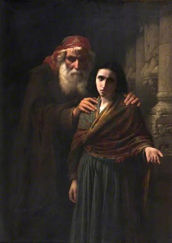 Toperfect Peinture à l'huile faite à la main €50-€2000 par des professeurs du Collège - 16 tableaux - le dernier support classique de Pierre-Auguste Cot - Tableaux célèbres sur toile -4