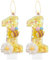 Flower Birthday Candles, Number 11 Candles with Bee for Cake, Girls 11th Birthday Decorations, Yellow Glitter Birthday Candles, Honeybee Cake Candles Toppers for Girls Baby Birthday Party Decorations