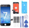 Ersatzdisplay für iPhone 7, 11,9 cm (4,7 Zoll), 3D-Touchscreen, LCD & Digitizer-Display, Ersatzmodell A1660, A1778, A1779, Montage- und Reparaturwerkzeuge (schwarz)