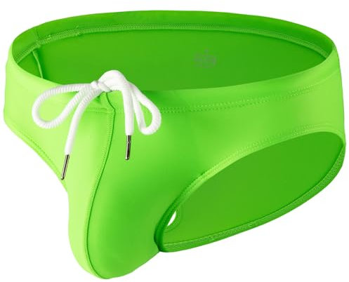 Summer Code Costumi da Bagno Uomo con Coulisse Multicolore, Menta Verde, L