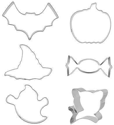 PRETYZOOM 6St Halloween-Schablonen Ausstechformen Brotschimmel Spinnen-Ausstecher gefrostete Zuckerplätzchen Fondant halloween plätzchenform keksformen Backzubehör Bäckereiversorgung Silver