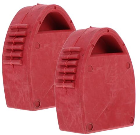 NUOBESTY 2Pcs Ladder Protective Covers Slip Rubber Feet Caps for Noise Reduction Lightweight and Portable Ladder Pads for Surface Protection and Enhanced Safety Household Use