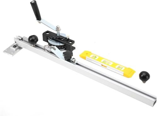 Yidubid Kit De Treuil pour Tronçonneuse pour Tronçonner, Système De Treuil Manuel avec Treuil Et Bras De Levier Système d'ancrage, Efficace Tronçonneuse Accessoires Silver,1