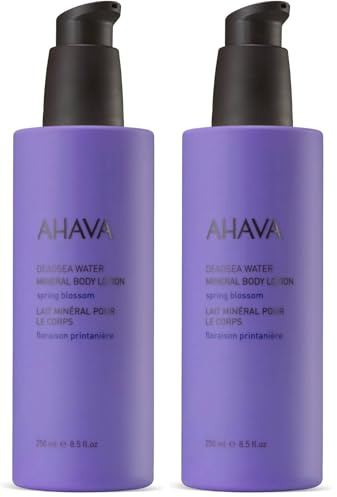AHAVA Mineral Body Lotion Spring Blossom, 250 ml (Packung mit 2)