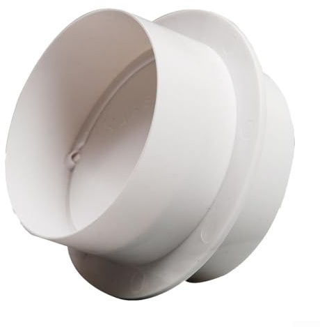 160mm PVC Pipe Check Valve for Ventilation Duct and Exhaust Fan, ABS Airflow Backdraft Preventer for Home Improvement and for HVAC Systems