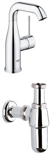 Grohe 23463001 Essence Waschtischarmatur, glatter Körper, M-Size + Waschtische