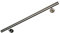 Edelstahl Handlauf V2A 42,4mm 240K geschliffen Wandhandlauf mit gerader Endkappe - UNGETEILT - 2700 mm