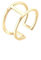 Elli Ring Damen Geo Minimal Trend in 925 Sterling Silber vergoldet