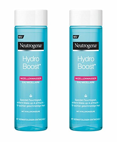 Neutrogena Hydro Boost Mizellenwasser - effektive & sanfte Gesichtsreinigung - 2 x 200ml