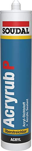 Soudal Peinture acrylique acrylique pour intérieur - Blanc - 310 ml