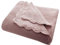 Bio Baby Kuscheldecke 100% Bio-Baumwolle (kbA) GOTS zertifiziert, Perlrosa, 80 x 100 cm