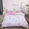 PTNQAZ Japanisches Anime Sailor Moon Bettwäsche-Set für Kinder, Bettbezüge, Sets mit Kissenbezügen, für Mädchen, Schlafzimmer, Dekoration, Bettwäsche (150 x 200 cm, 4 Stück)