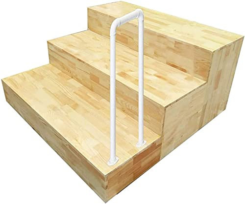 35-100cm U-Shaped Staircase Decking Railings, for Outside Steps Or Indoor Stair Handrail, Loft Anti-Slip Iron Hand Rail, 1pack (Size : 40cm)