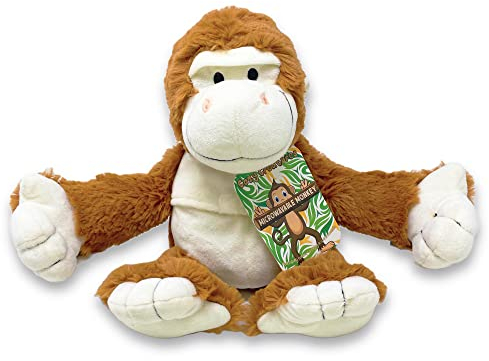Teddy para niños con calefacción y microondas, diseño de jengibre