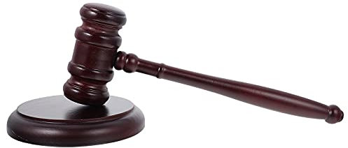 madera Gavel y bloque de sonido conjunto madera martillo corte con bloque para abogado juez subasta venta