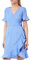 ONLY Onlolivia S/S Wrap Dress WVN Noos Robe, Bonnet Bleu, 36 Femmes