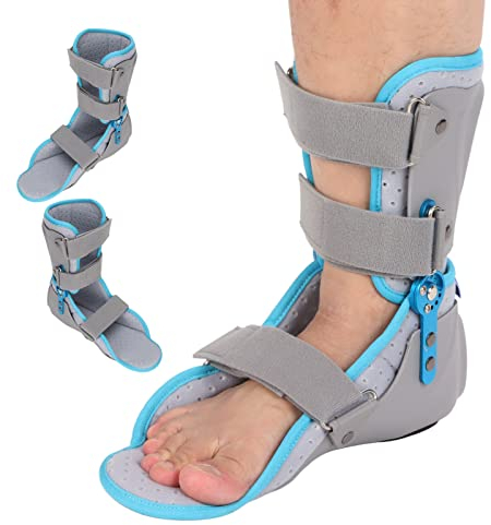Brrnoo Nachtschiene Zur Linderung von Plantarfasziitis-Tendinitis, Feste Fraktur Walker Boot Plantarfasziitis Nachtschienen für Plattfüße Achillessehnenentzündung Ferse