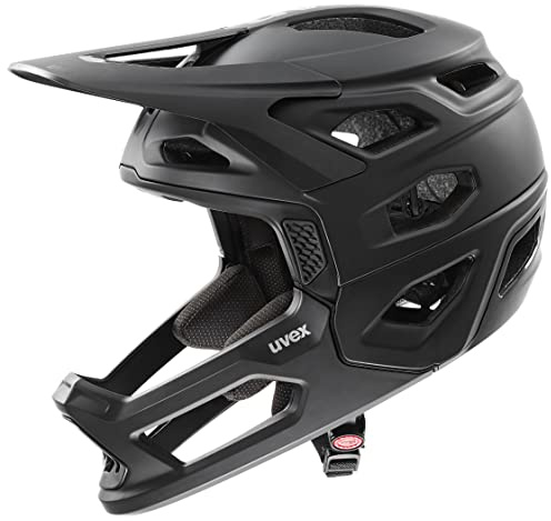 uvex Revolt Fahrradhelm, All Black matt, 57-61 cm | individuelle Größenanpassung - optimierte Belüftung