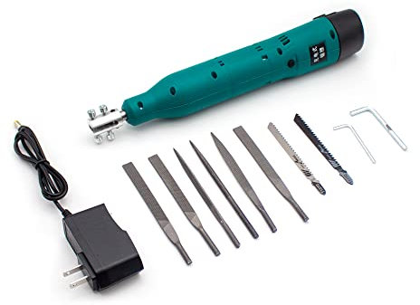 Jieotwice Lime Alternative Électrique Outil de Meulage Des Métaux Fer à Frotter Mauvais Couteau Machine Couteau à Piquer Lime en Acier Coupe-Bois