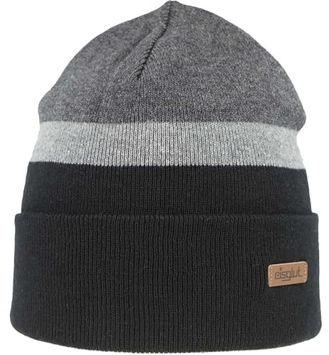 Eisglut Unisex Naluo Cotton Strickmütze, schwarz, One Size