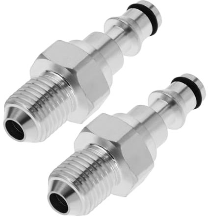 2Pcs M14 Convex High Pressure Cleaning Hose Connector Compatible with Lavor VAX Cleaning Machines Pressure Washer Coupler Alloy