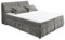 VALENCIA 5 Boxbett 180x200 in Graphit - Bequemes Doppelbett mit Bettkasten & Kaltschaum Topper - 183 x 105 x 240 cm (B/H/T)