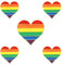 Pin Regenbogen Flagge stolz Hillylolly 5 Stück Regenbogen Pins Set, Gay Pin Metall, Regenbogen Anstecker Lgbtq, Pride Brosche, Brosche Flagge, anstecker für Kleidung und Blazer (Rainbow)