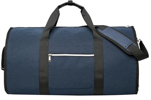 Handgepäck Kleidertasche - Kleider Seesack Reisetasche | Faltbare Reisetasche Mit Schuhfach | Umwandelbarer Reise-kleidersack | Kleidersack Reisetasche Anzugsack Umhängetasche Für Herren Damen