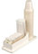 Baroni Home Organizer per caffetteria in Plastica Resistente Porta Tazzine, Organizzatore per Bicchierini, Posate, Zucchero, Cucchiaini, Cannucce, Funzionale e Facile da Pulire, 24x9x7 cm, Bianco
