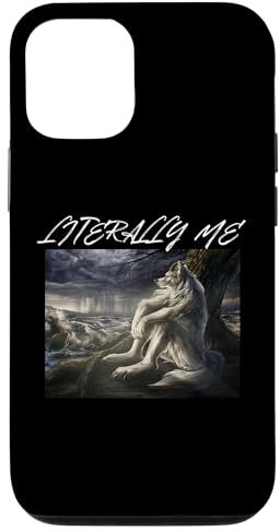 Hülle für iPhone 13 Literally Me Funny Alpha Werwolf Werwölfe Wolf Meme