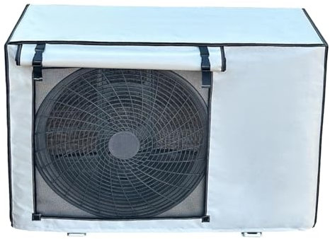 Netzabdeckung für Klimaanlagen – Abdeckung für Klimaanlagen, atmungsaktiv, wasserdicht, Oxford-Schutzhülle, Sonnenschutz, Klimaanlagenabdeckung für Außengeräte