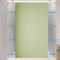 Momooda Rideau de Douche Pliable Aimantée avec Crochets, Rideau de Douche Imperméable Anti Moisissure, Rideau de Douche Lin pour Salle de Bain, Vert Pomme, 100x200cm