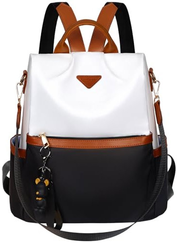 Leathario Rucksakck Damen klein,Diebstahlsicher Cityrucksack,PX4 Wasserdichtere Rucksackhandtasche,Eleganter Tagesrucksack für Büro,Pendeln,Arbeit,Backpack Women für Reisen,Einkaufen