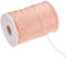 Rebower 1mm Nylon String for Bracelets, 328 Yard Nylon Beading Thread String Cord [ for Jewelry Making Bracelet Necklaces DIY Craft] - Light Pink
