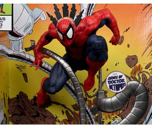 McFarlane Marvel Spider-Man 1:6th Scale Collectible with Scene & Comic (Marvel Tales #223) Toys