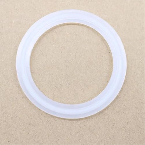 Guarnizione in silicone bianco per uso alimentare per puntale a triplo morsetto da 3/4 a 6 pollici per guarnizione in silicone di birra (silicone, 10_76 mm - OD91 mm)
