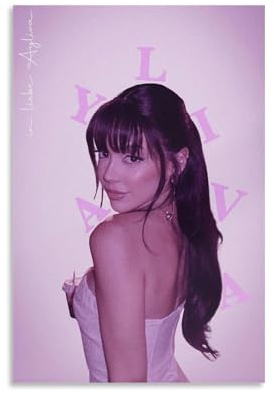 Ayliva Poster Singer Vintage Music Cover Für Zimmer, Ästhetische Leinwand-Wandkunst, Schlafzimmer-Dekor Poster 12x18inch(30x45cm)