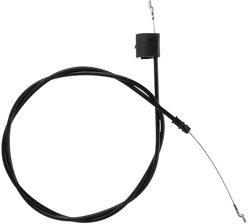 DEWIN Rasenmäher Gaszug，Gaszug und Chokehebel Z-Haken Rasenmäher Ersatzteile Flexibler Motorzone Steuerkabel Ersatz Universal Mower Gassteuerkabel für Rasenmäher Benzin （135 cm）