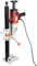 Levkitch Taladro de núcleo de 180 mm, taladro de núcleo de diamante en soporte de perforación de núcleo de 1200 rpm, taladro de diamante para mojado y seco, unidad de perforación de hormigón armado